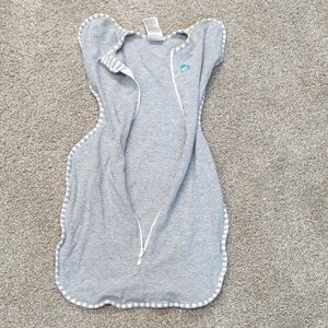 Love to Dream Gray Swaddle with Zipper